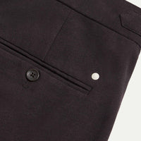 Twill Blend Smart High Waisted Trouser in Java
