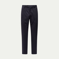 Stretch Cotton Trouser in Dark Sapphire Navy