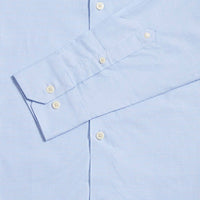 Peckham Rye Mens Puppytooth Shirt in Blue Blizzard