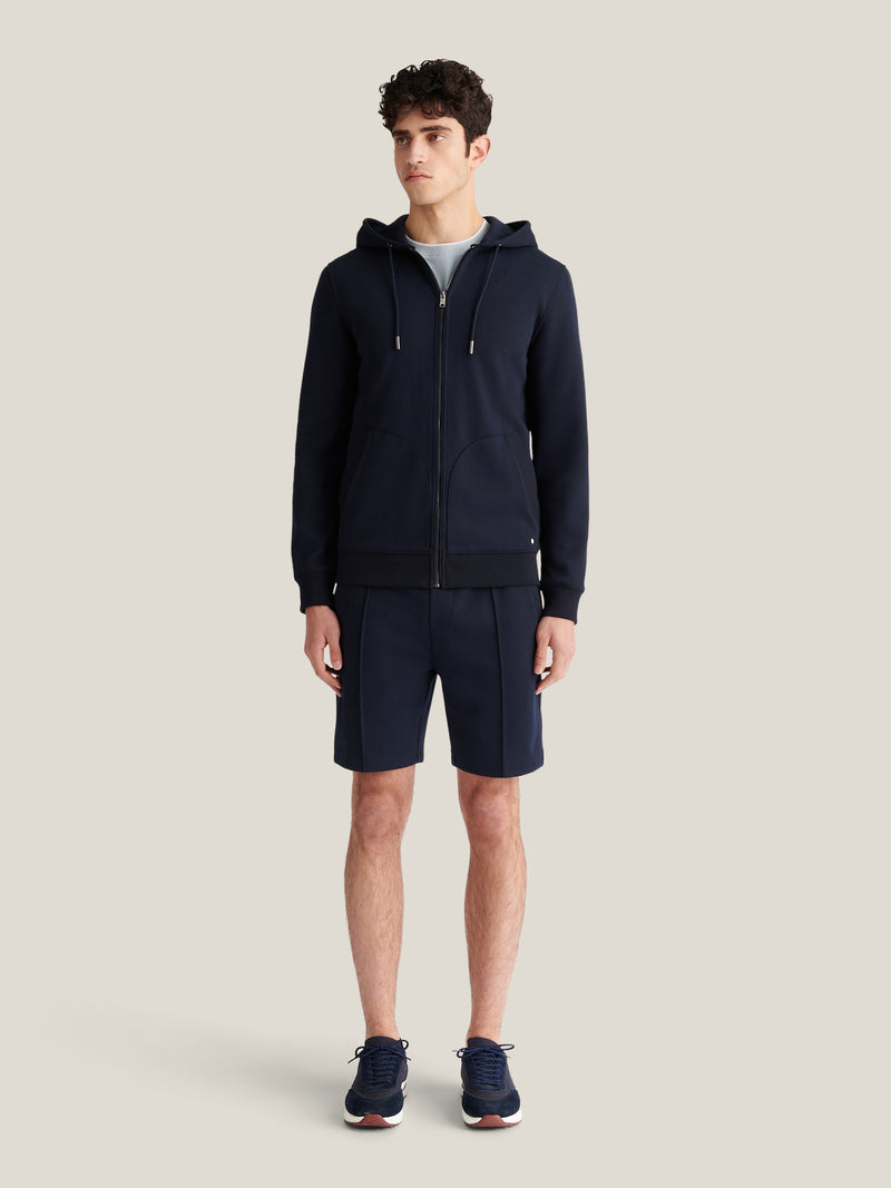 Riva Jersey Interlock Short in Dark Sapphire Navy
