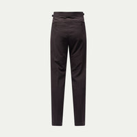 Twill Blend Smart High Waisted Trouser in Java