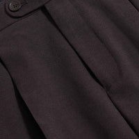 Twill Blend Smart High Waisted Trouser in Java