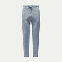 Peckham Rye Mens Milano Knit Jogger in Blue Blizzard