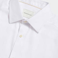 Peckham Rye Mens Fine Twill Shirt in Bright White