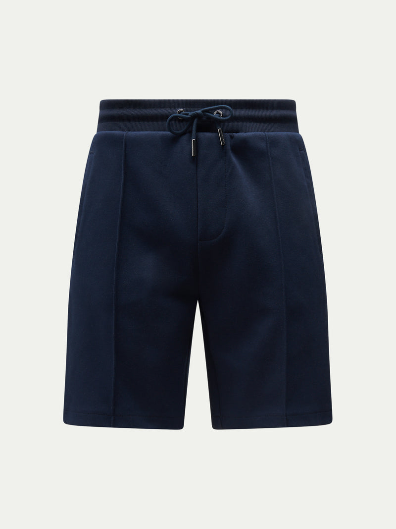 Riva Jersey Interlock Short in Dark Sapphire Navy