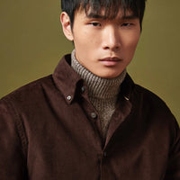 Twisted Yarn Knit Roll Neck in Simply Taupe