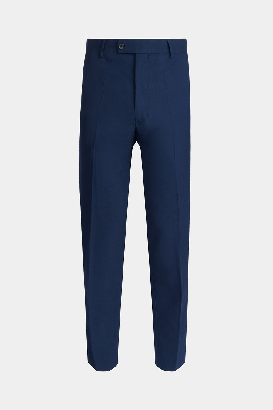 Classic Plain Front Trouser in Navy Blue
