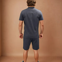 Peckham Rye Mens Jersey Polo Shirt in Dark Sapphire Navy