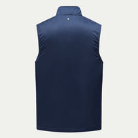 Peckham Rye Mens Light Padded Zip Vest in Dark Sapphire Navy