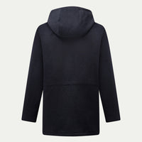 Wool Blend Padded Parka in Dark Sapphire Navy