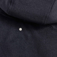 Wool Blend Padded Parka in Dark Sapphire Navy