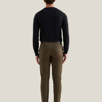 Stretch Cotton Trouser in Sea Turtle