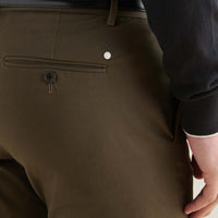 Stretch Cotton Trouser in Sea Turtle