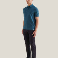 Stretch Cotton Trouser in Dark Sapphire Navy