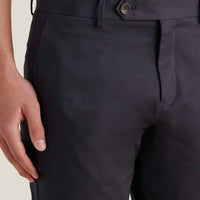 Stretch Cotton Trouser in Dark Sapphire Navy