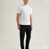 Jersey Interlock Jogger in Black