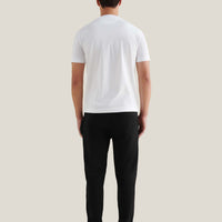 Jersey Interlock Jogger in Black