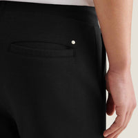 Jersey Interlock Jogger in Black