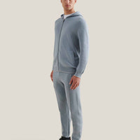 Milano Knit Jogger in Blue Blizzard
