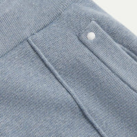 Peckham Rye Mens Milano Knit Jogger in Blue Blizzard