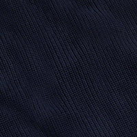 Peckham Rye Mens Funnel Zip Knit Cardigan in Dark Sapphire Navy