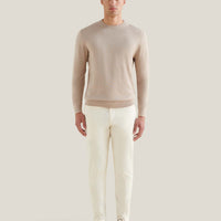 Jersey Knit Crew in Simply Taupe