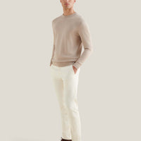 Jersey Knit Crew in Simply Taupe