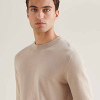 Jersey Knit Crew in Simply Taupe
