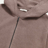 Milano Knit Zip Hoodie in Iron