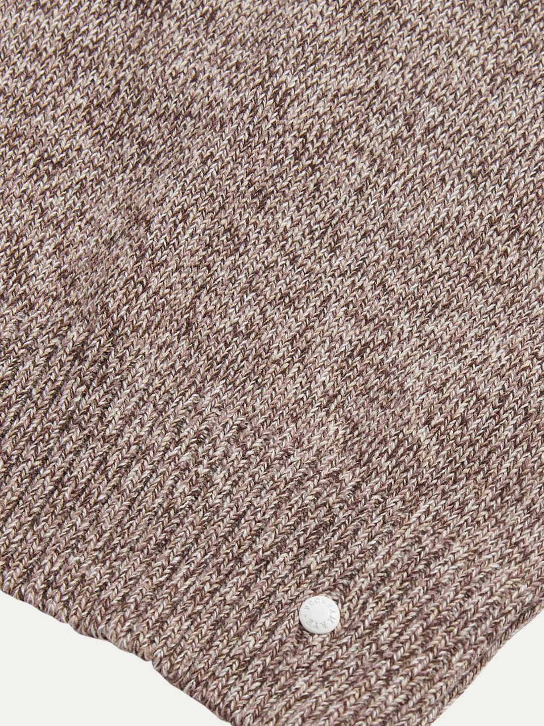 Twisted Yarn Knit Roll Neck in Simply Taupe