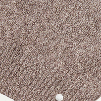 Twisted Yarn Knit Roll Neck in Simply Taupe