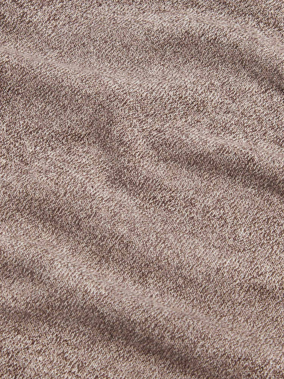 Twisted Yarn Knit Roll Neck in Simply Taupe