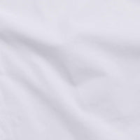 Cotton Poplin Slim Fit High Collar Shirt in Bright White