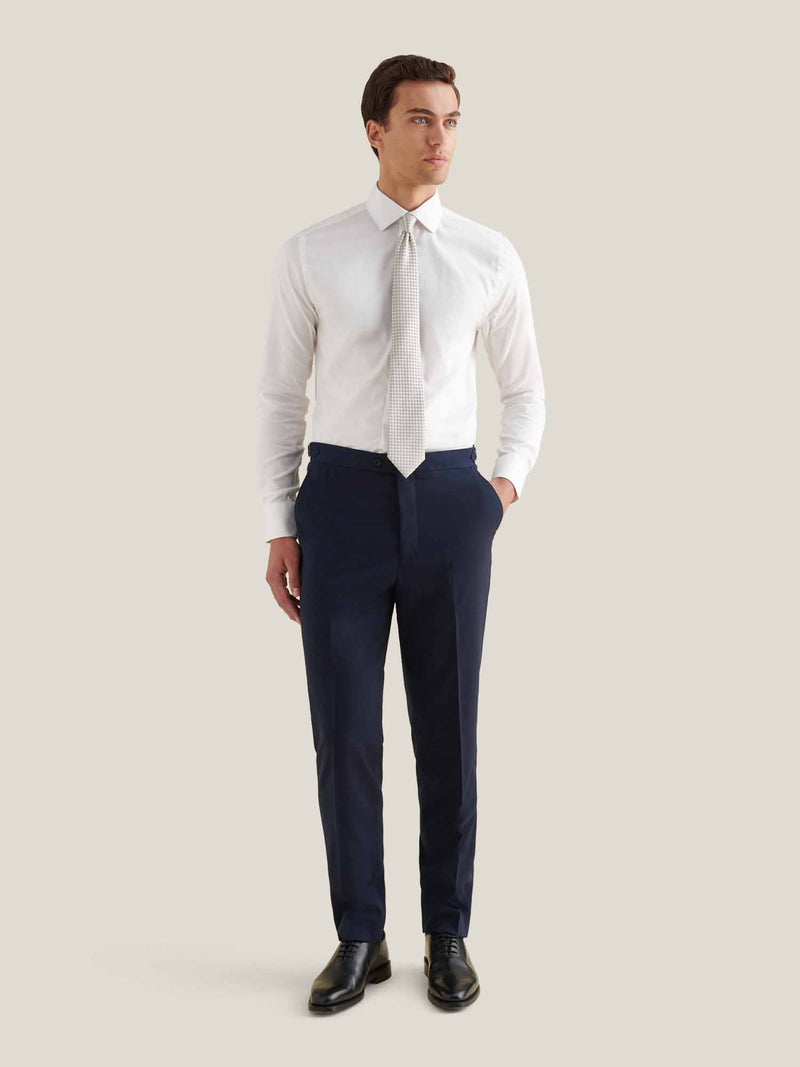 Fine Twill Shirt in Bright White