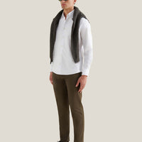 Fine Twill Shirt in Bright White