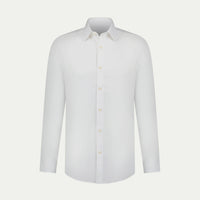 Peckham Rye Mens Fine Twill Shirt in Bright White