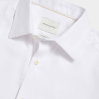 Peckham Rye Mens Fine Twill Shirt in Bright White