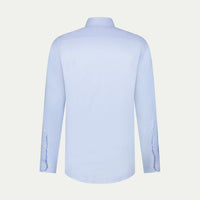 Peckham Rye Mens Puppytooth Shirt in Blue Blizzard