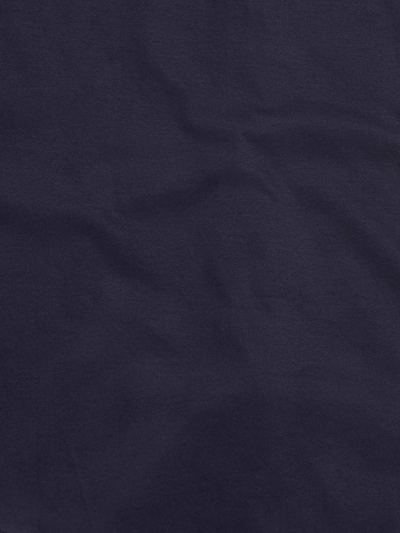 Jersey Hidden-Button Shirt in Dark Sapphire Navy