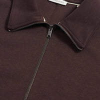 Jersey Interlock Zip Funnel Sweat in Java