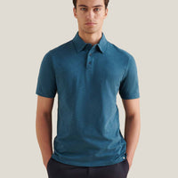 Slub Jersey Polo Shirt in Stargazer