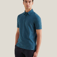 Slub Jersey Polo Shirt in Stargazer