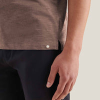 Slub Jersey Polo Shirt in Iron