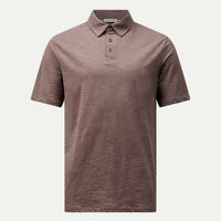 Slub Jersey Polo Shirt in Iron