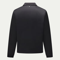 Peckham Rye Mens Light Padded Collar Bomber Jacket in Black