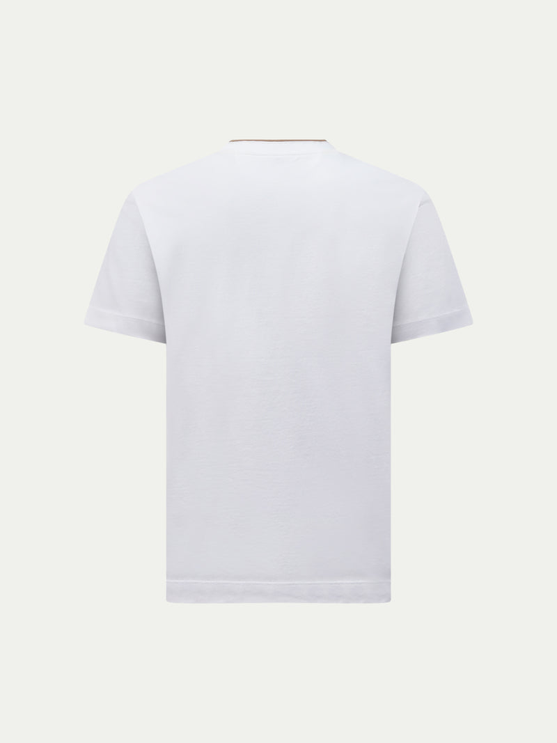 Cabana Pique Pocket T-Shirt in Bright White