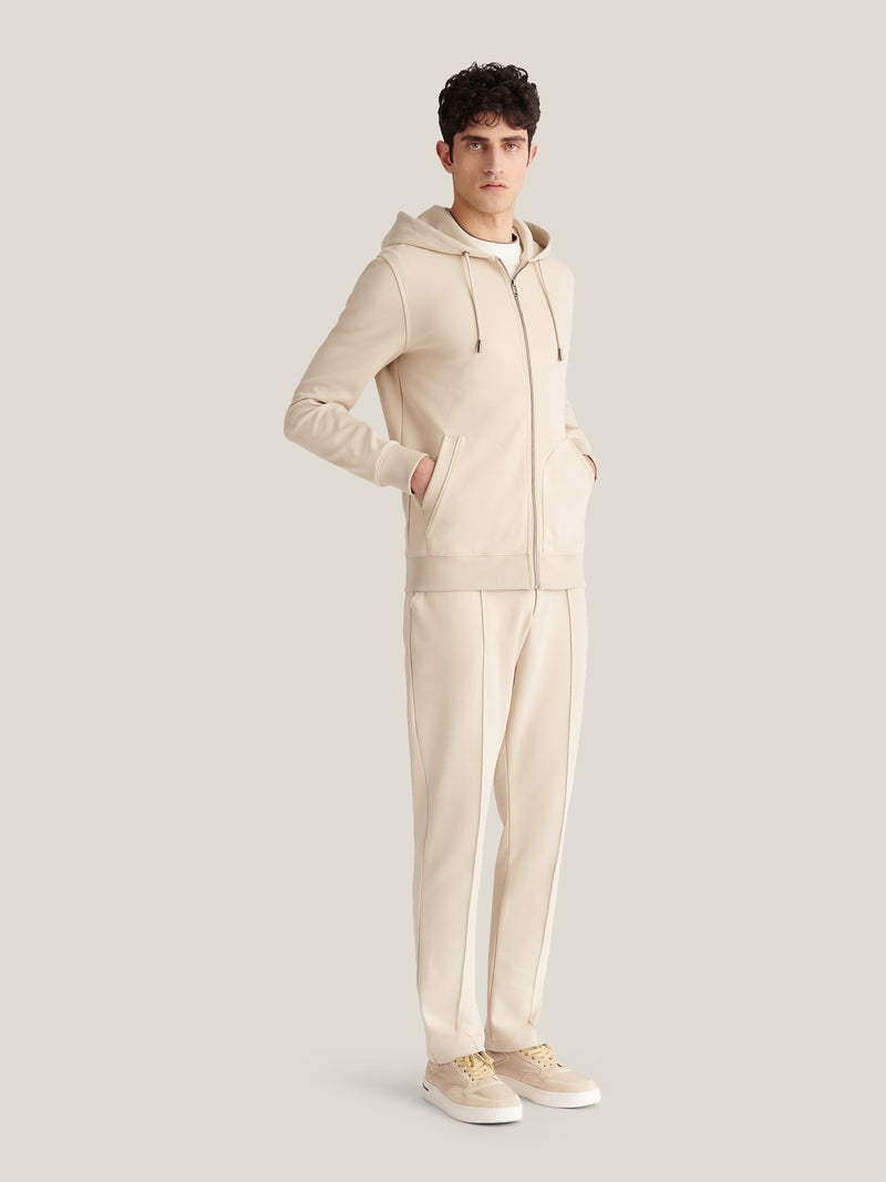 Riva Jersey Interlock Trouser in Peyote