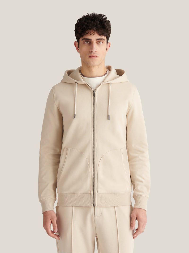 Riva Zip Hooded Jacket in Peyote