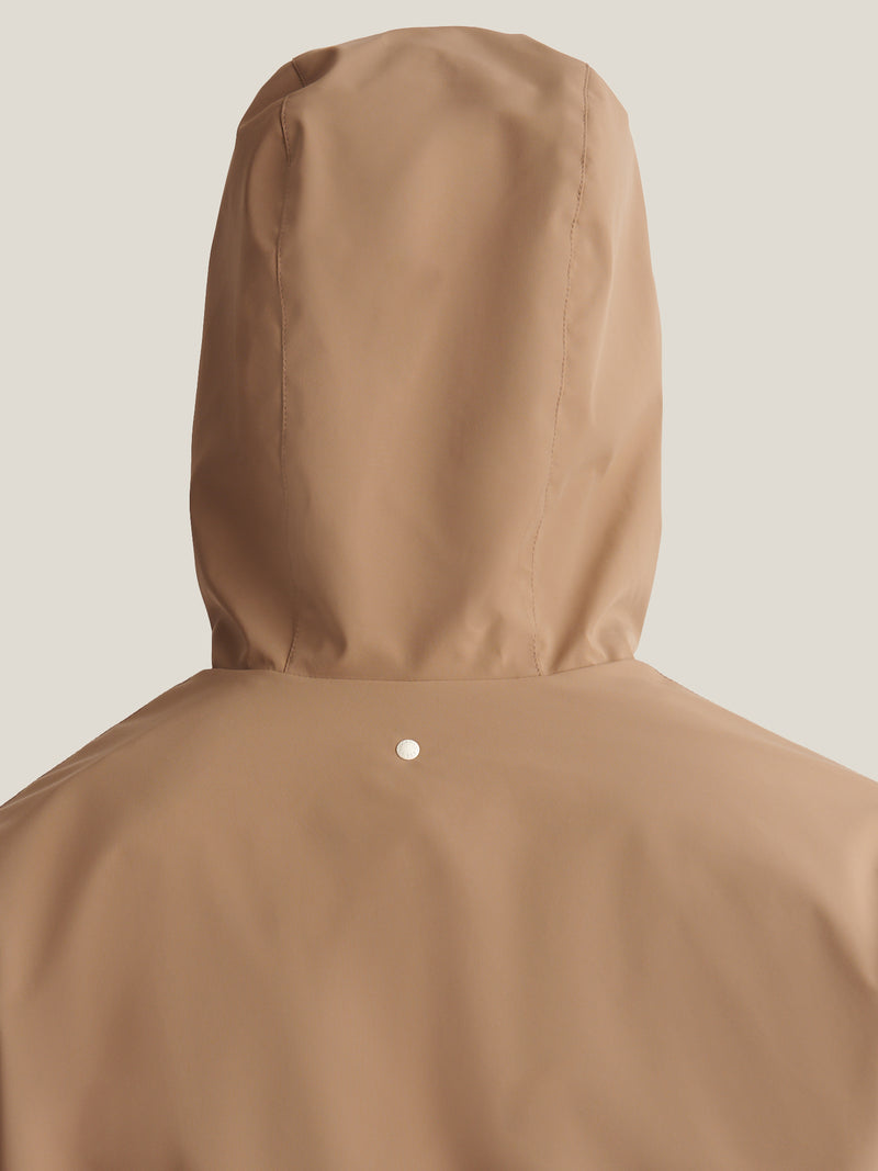 Sloane Reversible Hooded Jacket in Caribou