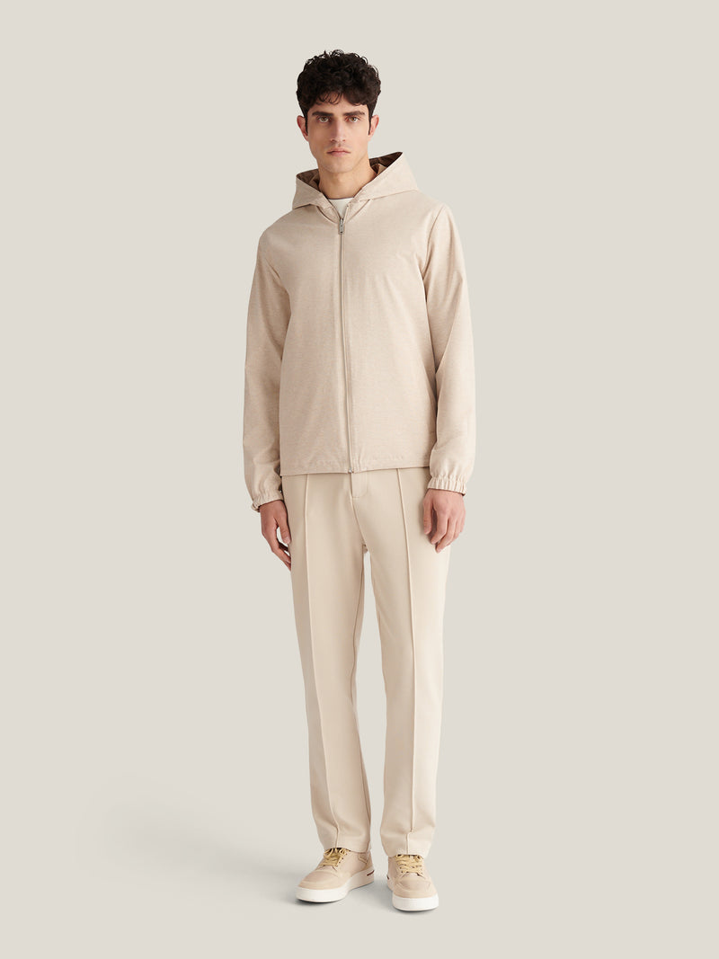 Sloane Reversible Hooded Jacket in Caribou